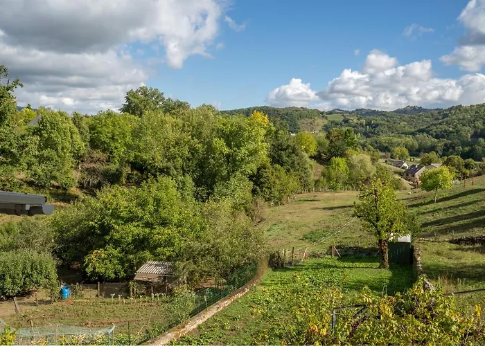 Vakantiehuis Le Chardon Bleu, Jardin, Centre-ville, Saint-Côme-dʼOlt